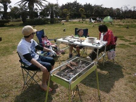 バーベキューエリア,ふなばし三番瀬海浜公園,