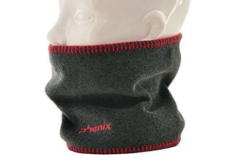 PHENIX(フェニックス)LOGO FLEECE NECK WARMER ジュニアネックウォーマー 子供用□GRY PS2G8NW81 OBオフブラック JF,キッズ,ネックウォーマー,