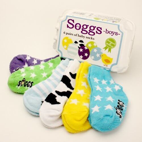 ベビーソックス 0歳児~ Soggs boys ソッグス 男の子用,出産祝い,靴下,