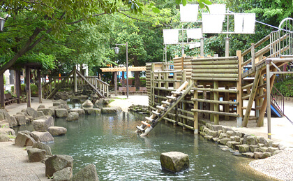 小松川境川親水公園,アスレチック,公園,