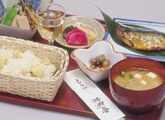竹風堂の栗おこわ定食,善光寺周辺,ランチ,
