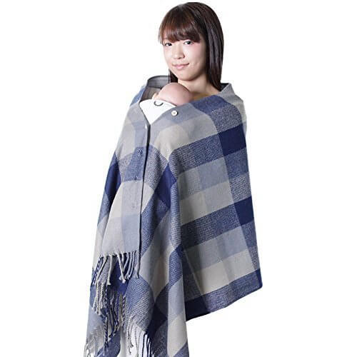 授乳ケープ 秋冬 暖かい 授乳ストール 抱っこ紐ケープ mtk-99 (ブルー),授乳ケープ,おすすめ,