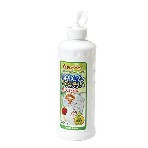 チュチュベビー 哺乳びん野菜洗い コンパクト 300ml,哺乳瓶洗剤,
