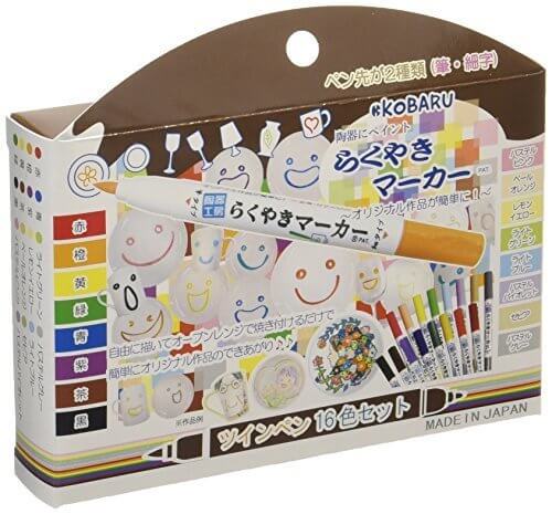 エポックケミカル らくやきマーカー 16色セット,自由研究,簡単,小学生