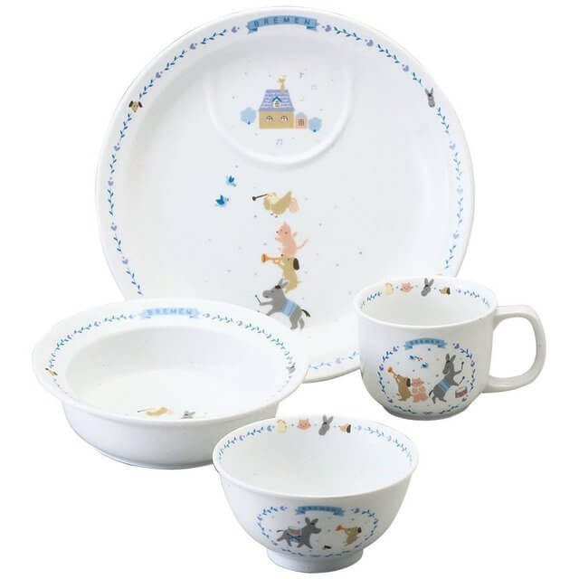 ナルミ(NARUMI) ブレーメン 幼児セット(ブルー) ,子ども,食器,おすすめ