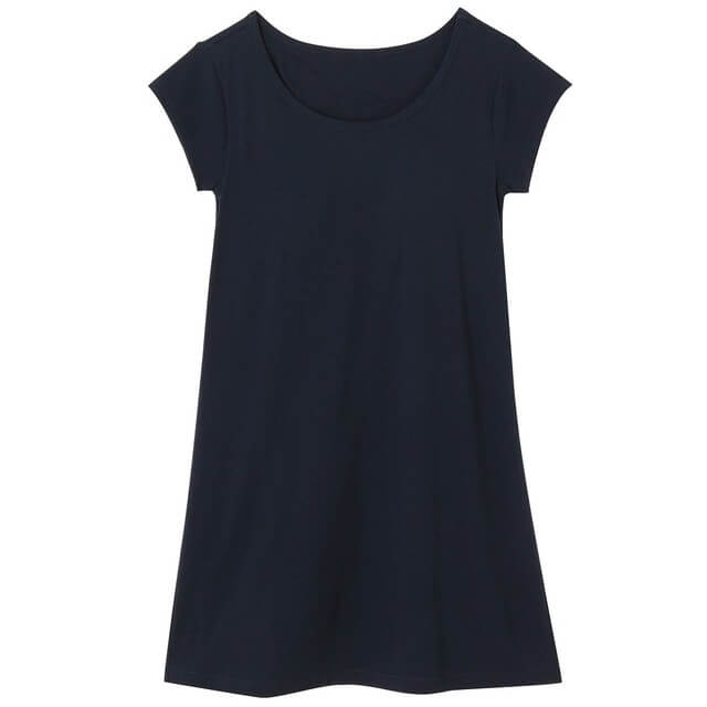 裏メッシュ涼感ストレッチ天竺カップ入りチュニック,無印,マタニティ,