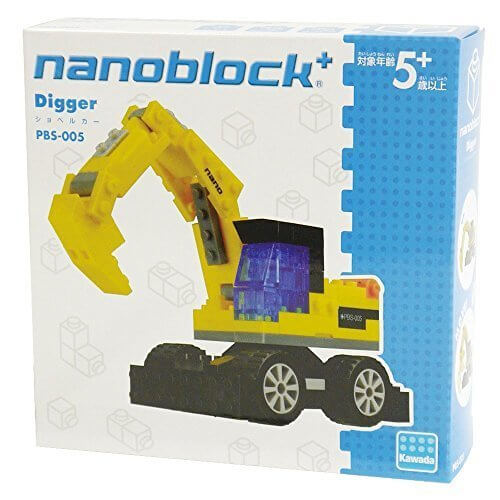 ナノブロックプラス ショベルカー,ナノブロック,種類,おすすめ