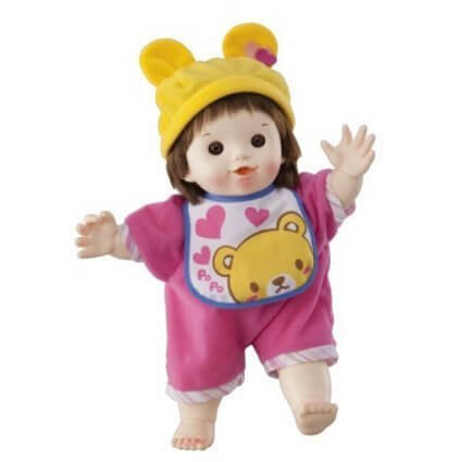 ぽぽちゃん お道具 やわらかお肌のたんぽぽのぽぽちゃんデビューセット 人気の子育てお道具3点つき,人形,可愛い,おすすめ