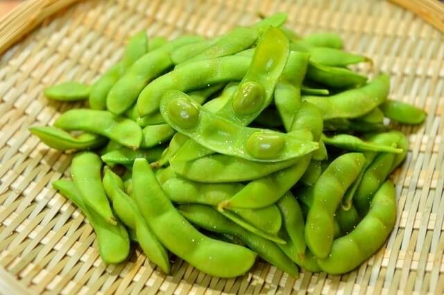 枝豆のさやと豆,離乳食,枝豆,