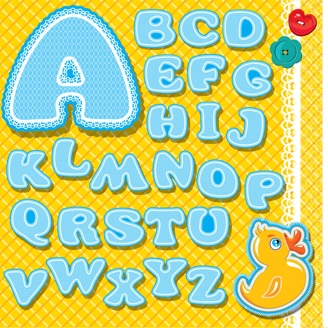 アルファベットのイラスト,バイリンガル,英語,育児