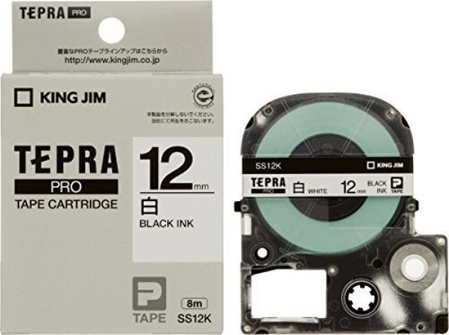 キングジム テープカートリッジ テプラPRO 12mm SS12K,テプラ,