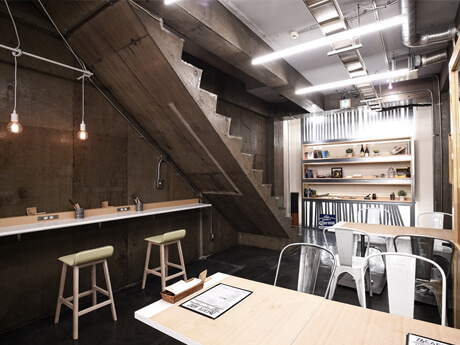 Designers Dining 76CAFE omotesandoの店内,個室,表参道,ランチ