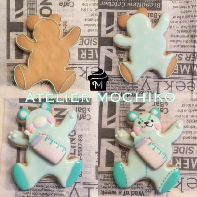 アトリエMOCHIKO作アイシングクッキー,アイシングクッキー,人気,レシピ
