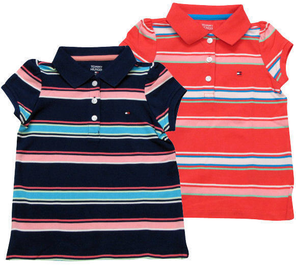 Tommy Hilfiger(トミーヒルフィガー) マルチボーダーストレッチポロシャツ|楽天ショップ SanFan,キッズ,ポロシャツ,