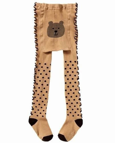 GAP (ギャップ) baby GAP ラッフル タイツ(ブラウン)【月齢:1歳・2歳・3歳】(並行輸入品) (2-3YRS(2歳~3歳), ブラウン),キッズ,タイツ,
