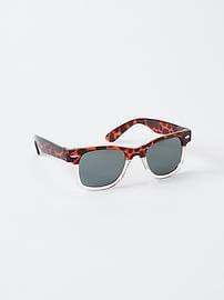 Faux tortoise retro sunglasses,キッズ,サングラス,