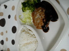 卵不使用 ハンバーグ 山芋入り,離乳食,山芋,