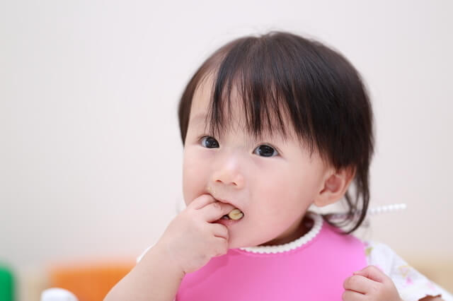 手づかみ食べ,離乳食,おにぎり,