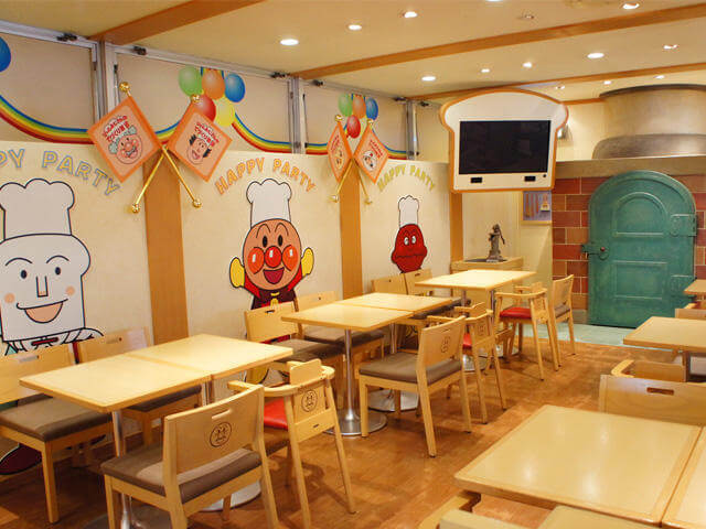 ジャムおじさんのパン工場のカフェ,ジャムおじさんのパン工場,