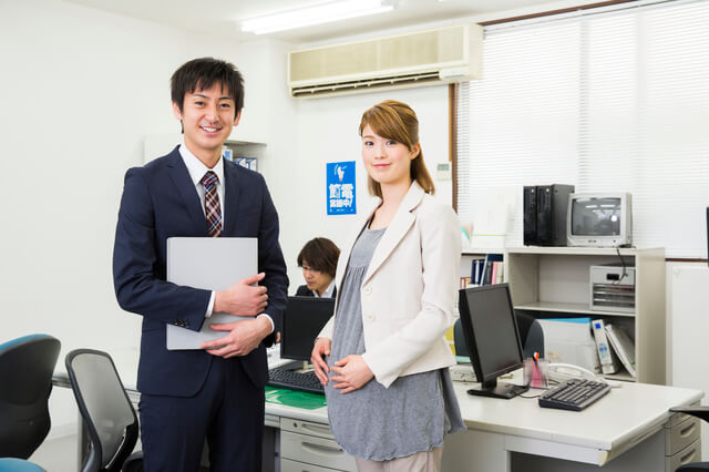妊婦と職場の上司,妊娠初期,立ち仕事,