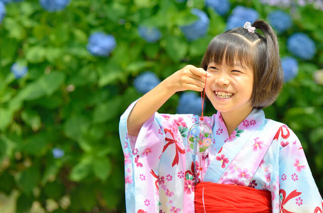 ゆかた女の子,子供用,甚平,
