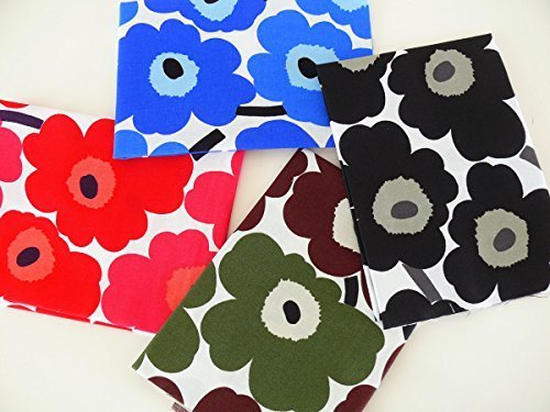 marimekko(マリメッコ) ハギレセット 約30×30cm以上 MINI UNIKKO(ミニ ウニッコ) 3枚1組,手作り,スマホケース,