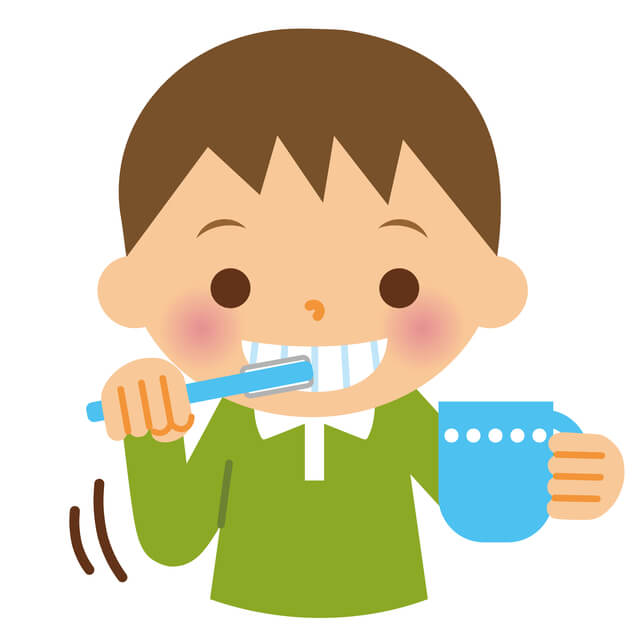 歯磨きする男の子,幼稚園,入園,準備