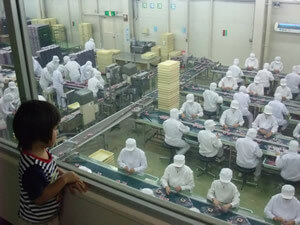 工場内部,桔梗屋,工場見学,