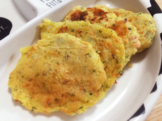 離乳食に♪鮭とジャガイモのチーズおやき☆,離乳食,チーズ,