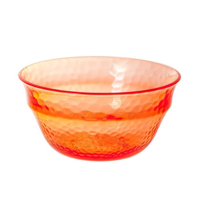 アクリルボウル16cm レッド,おしゃピク,