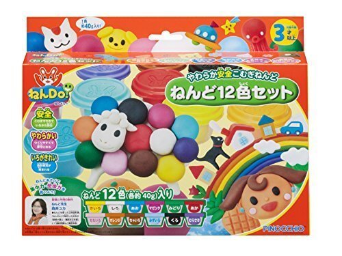 ねんDo! ねんど12色セット (リニューアル),小麦粘土,