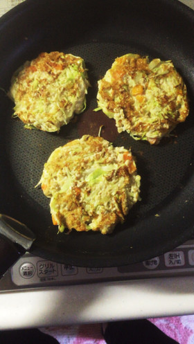 離乳食後期 お好み焼き アレルギー対応,離乳食,お好み焼き,