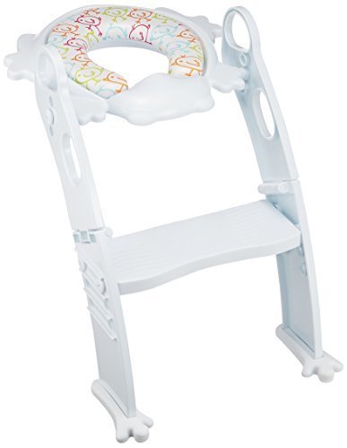 リトルプリンセス Little Princess かえるのふかふか ステップ式 トイレトレーナー ホワイト,トイレトレーニング,おまる,補助便座