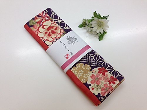 手作り 和柄 小風呂敷 紫×縞 和小物 和雑貨 ふろしき お弁当包み ランチョンマット お年賀 海外へのお土産,お弁当,風呂敷,