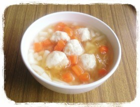 鶏ミンチde★肉団子~離乳食後期~,生後9ヶ月,離乳食,