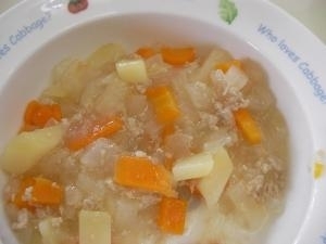 ★離乳食後期★豚肉じゃが,生後9ヶ月,離乳食,