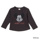 MICKEY長袖Tシャツ/プティマイン(petit main),子供服,petit main,