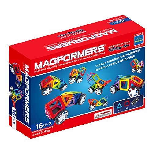 ジムワールド マグフォーマー 乗り物セット16ピース MF707004,おもちゃ,おすすめ,