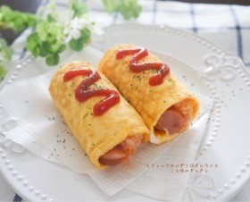スティックおにぎり☆オムライス,お弁当,卵,レシピ