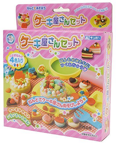 ギンポー こむぎねんど ケーキ屋さんセット A-CZ4DF,粘土遊び,幼児,