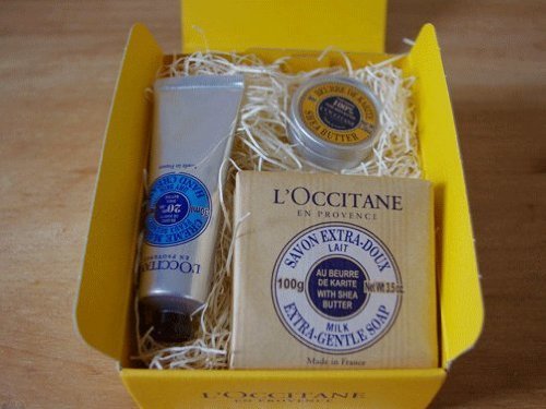 L'OCCITANEロクシタンシアハンドケアセット82 |ラッピング付き|ハンドクリーム/ソープ セット,お見舞い,手土産,