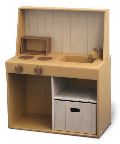 森井紙器 段ボール工作シリーズ おままごとダンボールキッチン,手作り,おままごと,