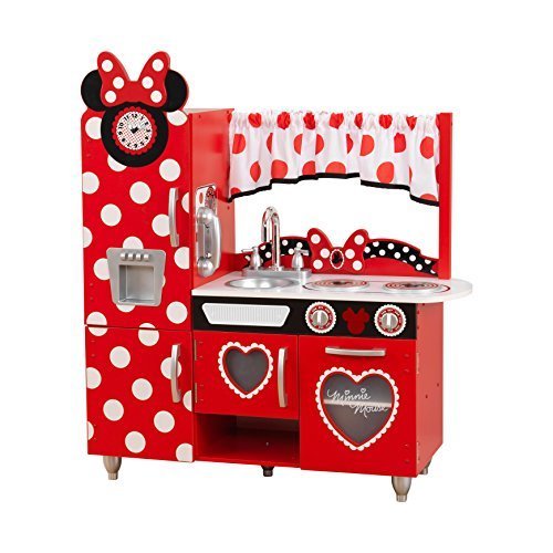キッドクラフト ディズニー ミニーマウスのヴィンテージキッチン 【こども おままごとセット】 KidKraft Disney® Jr. Minnie Mouse Vintage Kitchen 正規品,手作り,おままごと,