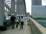 「橋脚内見学ツアー」,勝鬨橋,見学,