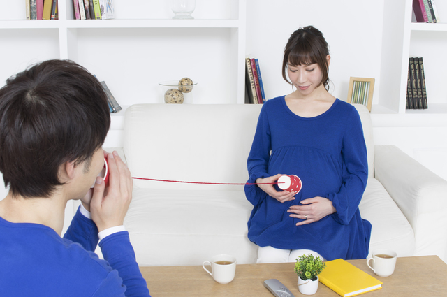 胎児と糸電話,妊娠,40週,