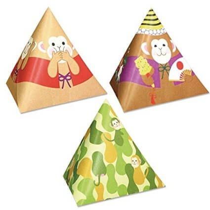 てとらぽっち(大) 招福おさる,お年玉,袋,おもしろ