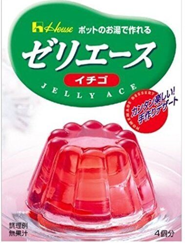 ハウス ゼりエース イチゴ 95g×5個,バレンタイン,簡単,手作り