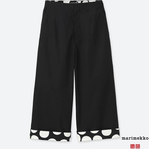ワイドクロップドパンツ,ユニクロ ,マリメッコ,コラボ