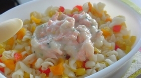 ☆Love離乳食☆サーモンクリームパスタ,生後9ヶ月,離乳食,