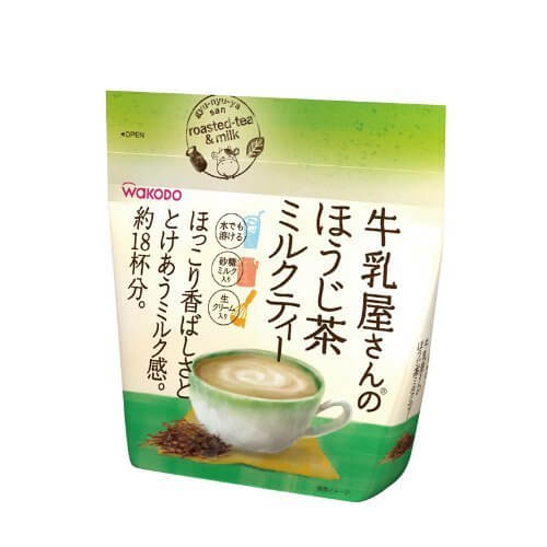 牛乳屋さんのほうじ茶ミルクティー 200g,牛乳屋さん,和光堂,